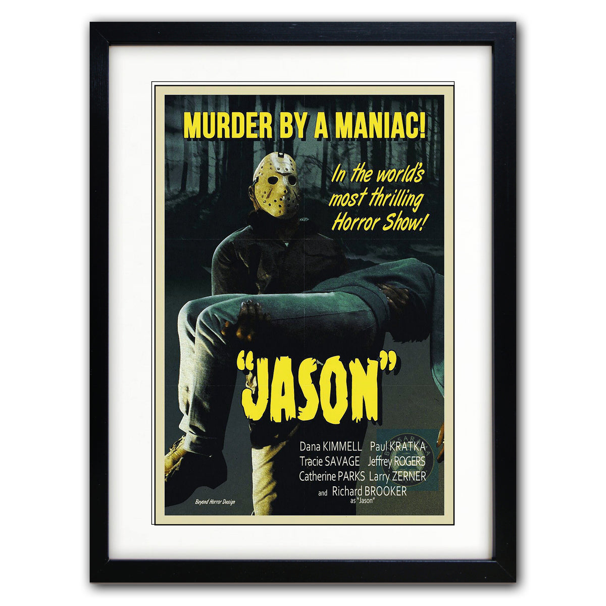 Vintage Horror Movie Posters | Digital Download PDF | Set of 8