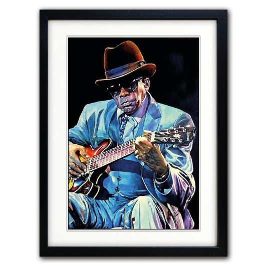 Blues, Jazz & Soul Music Icons Painting Print | No.8