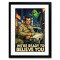 Ghostbusters Vintage Film Poster | A3 | Luxury Satin