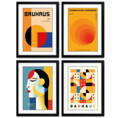 Bauhaus Vintage Exhibition | Art Print | A3 Luxury Satin | Collection of 4 | No.2
