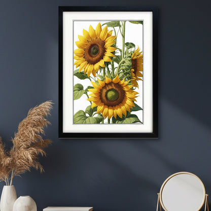 Vintage Sunflower Painting | A3 Satin Print | No.6
