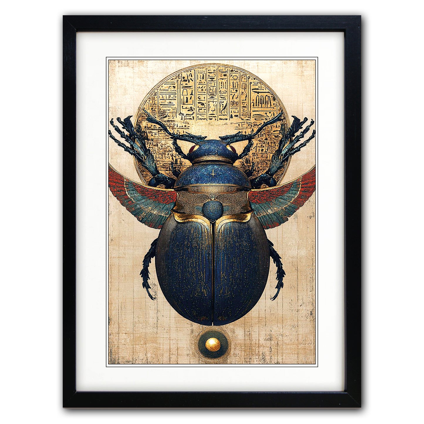 Mystic Tarot Zodiac Vintage Art Print | A3 Satin | No.1