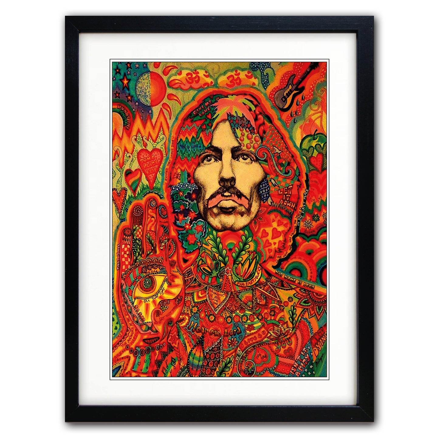Classic Rock Music Poster Print | A3 Satin | No.1