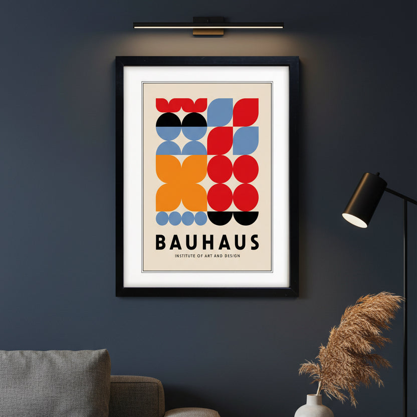 Bauhaus Vintage Exhibition | Art Print | A3 Luxury Satin | Collection of 4 | No.1