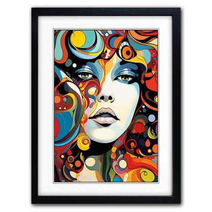 Psychedelic Retro 1960s Kaleidoscope Fashion | Collection of 4 Prints