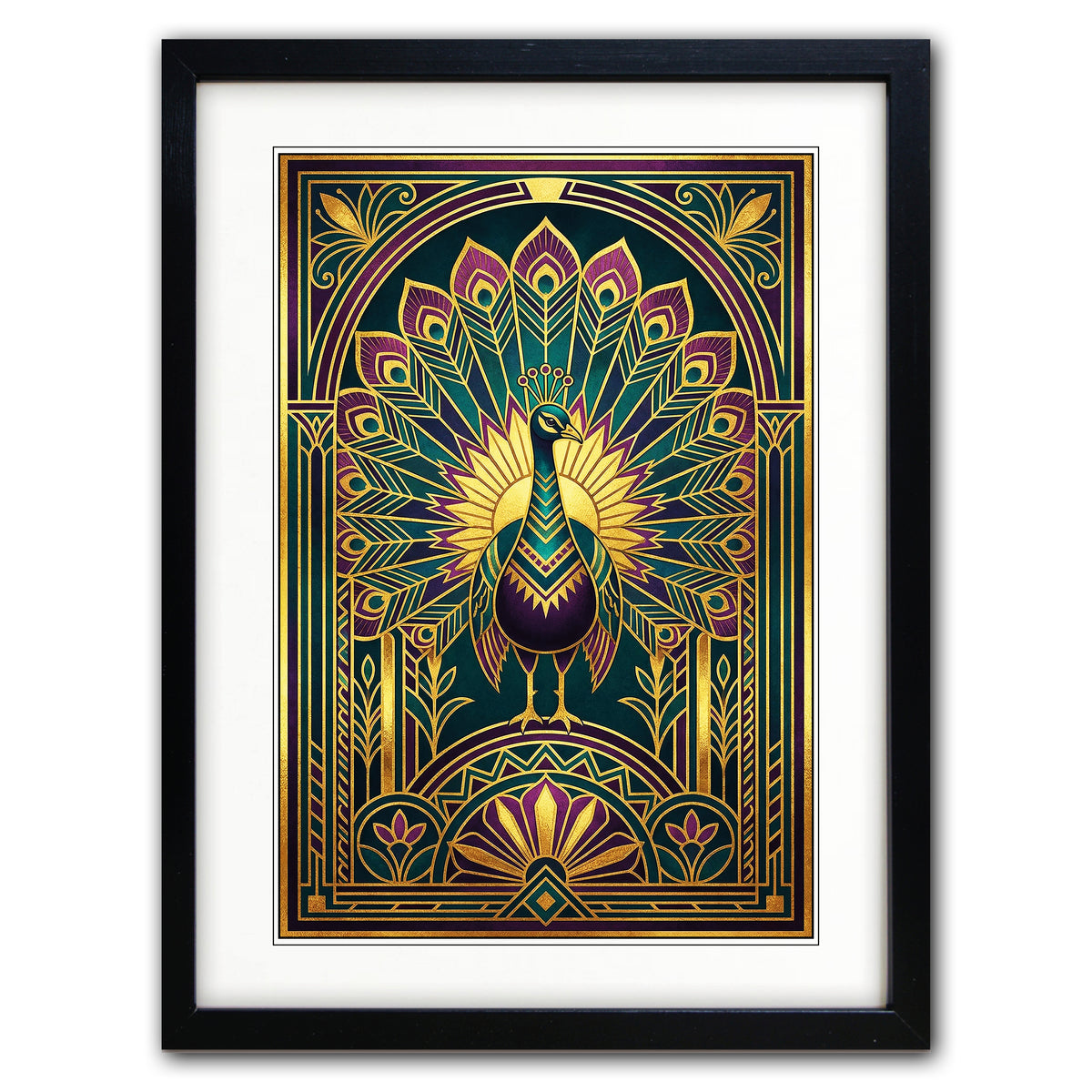 Art Deco Stylised City scape Print | A3 Luxury Paper | No.2
