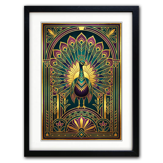 Art Deco Stylised City scape Print | A3 Luxury Paper | No.2