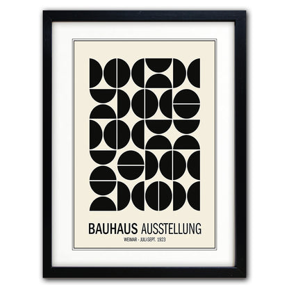 Bauhaus Vintage Exhibition | Art Print | A3 Luxury Satin | Collection of 4 | No.1