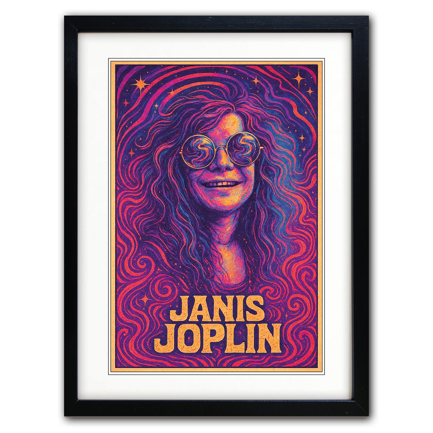 Classic Rock Music Poster Print | A3 Satin | No.2
