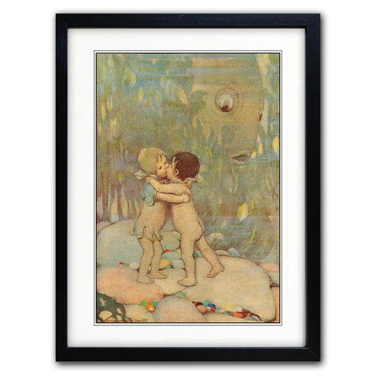 The Water Babies Vintage Illustration A3 Print | Charles Kingsley | No.2