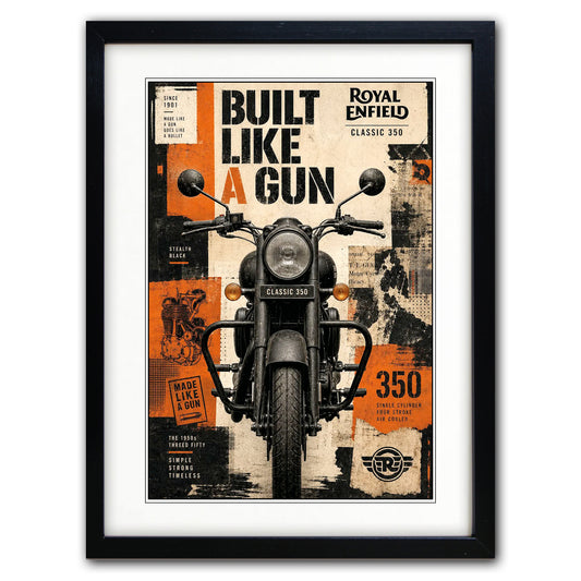 Auto Motor Classic Design Print | A3 Satin Luxury Paper | No.2
