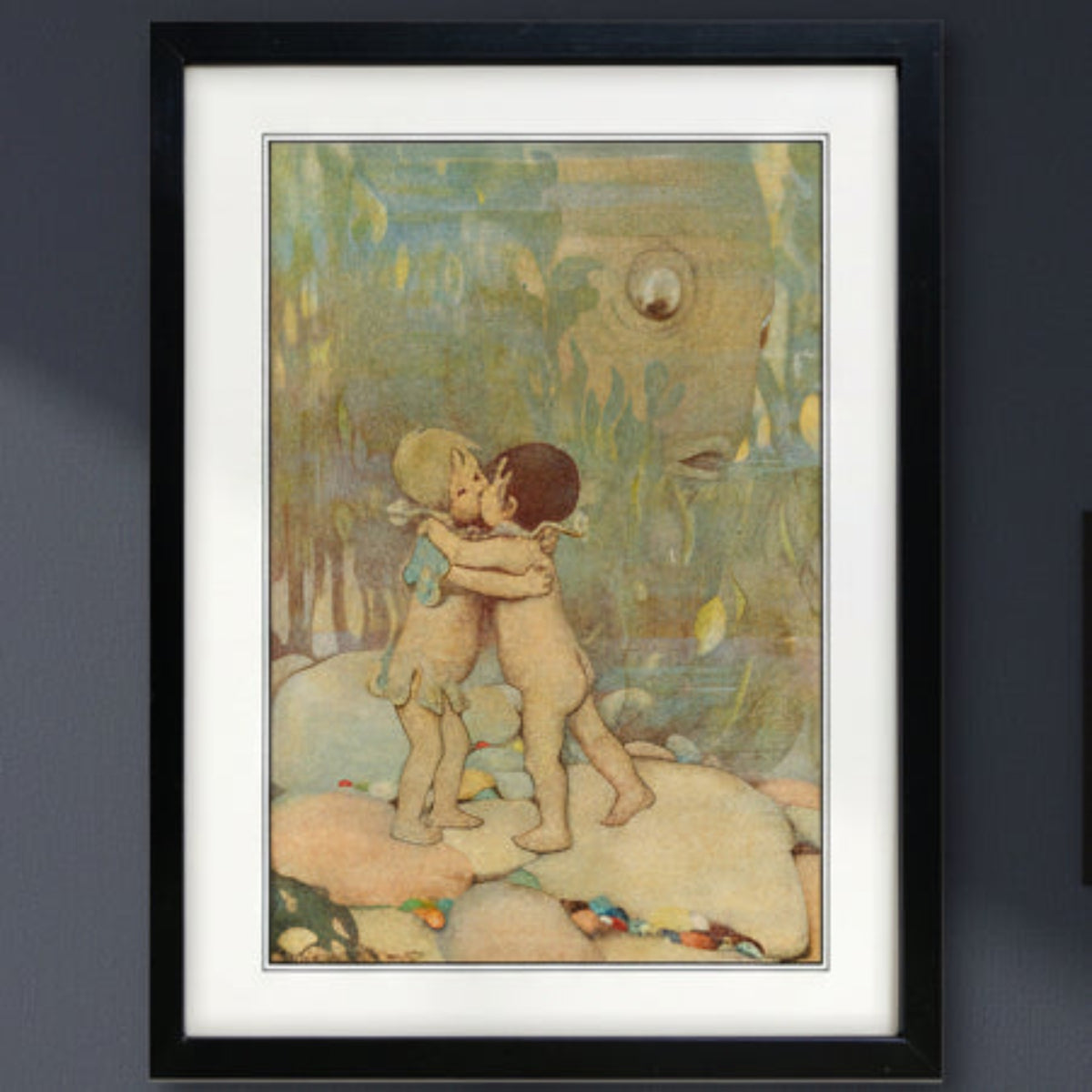 The Water Babies Vintage Illustration A3 Print | Charles Kingsley | No.2