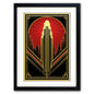 Art Deco Stylised City Scape Print | A3 | No.3