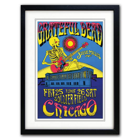 Classic Rock Music Poster Print | A3 Satin | No.3