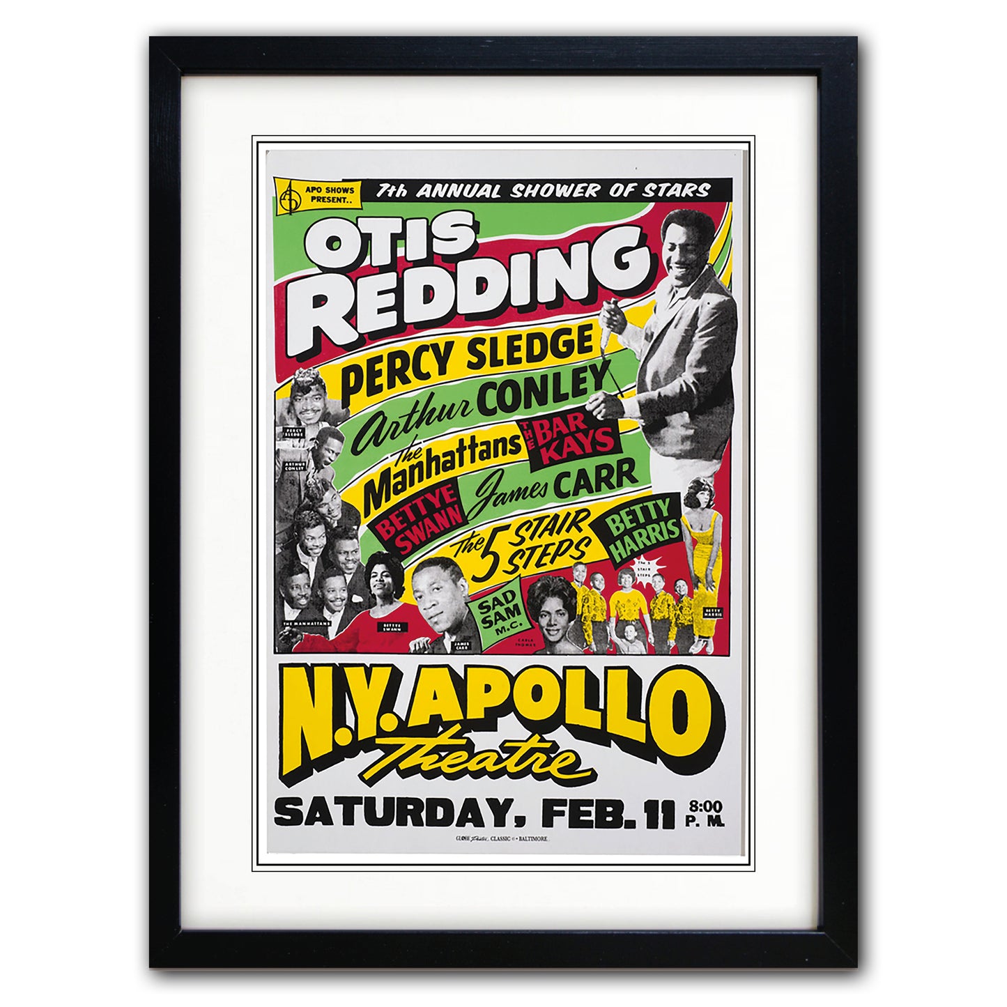 Soul and Blues Vintage Gig Promotion Poster Print | A3 Satin No.3