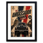 Auto Motor Classic Design Print | A3 Satin Luxury Paper | No.3