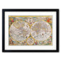 Antique World Map Reproduction Print | A3 Satin | No.3