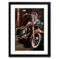 Vintage Motorbike Illustrated | A3 Art Print | No.4