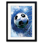 World Cup Football Water Colour Painting Art Prints | A3 Satin | No.4