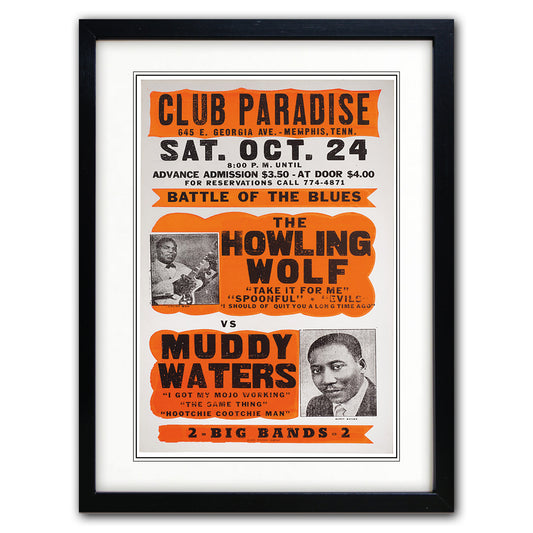 Soul And Blues Vintage Gig Poster Print | A3 Satin | No.5