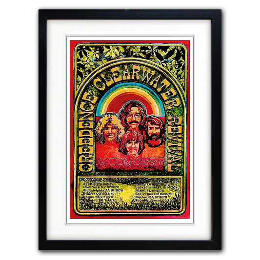 Classic Rock Music Poster Print | A3 Satin | No.5