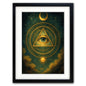 Mystic Tarot Zodiac Vintage Art Print | A3 Satin | No.6