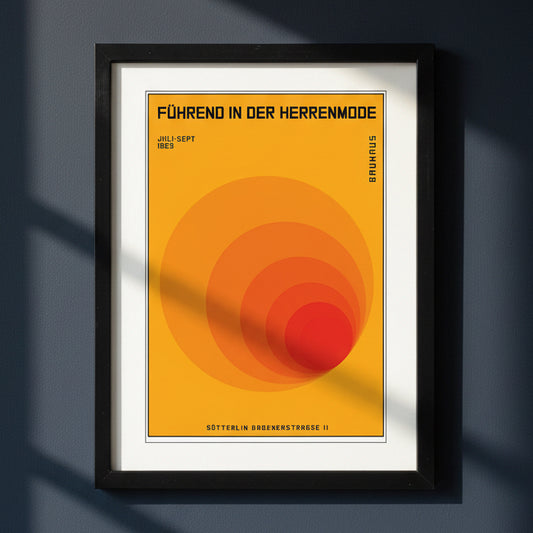 Bauhaus Vintage Exhibition | Art Print | A3 Luxury Satin | No.6
