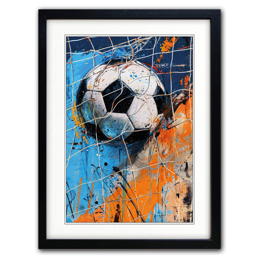 World Cup Football Water Colour Painting Art Prints | A3 Satin | No.6