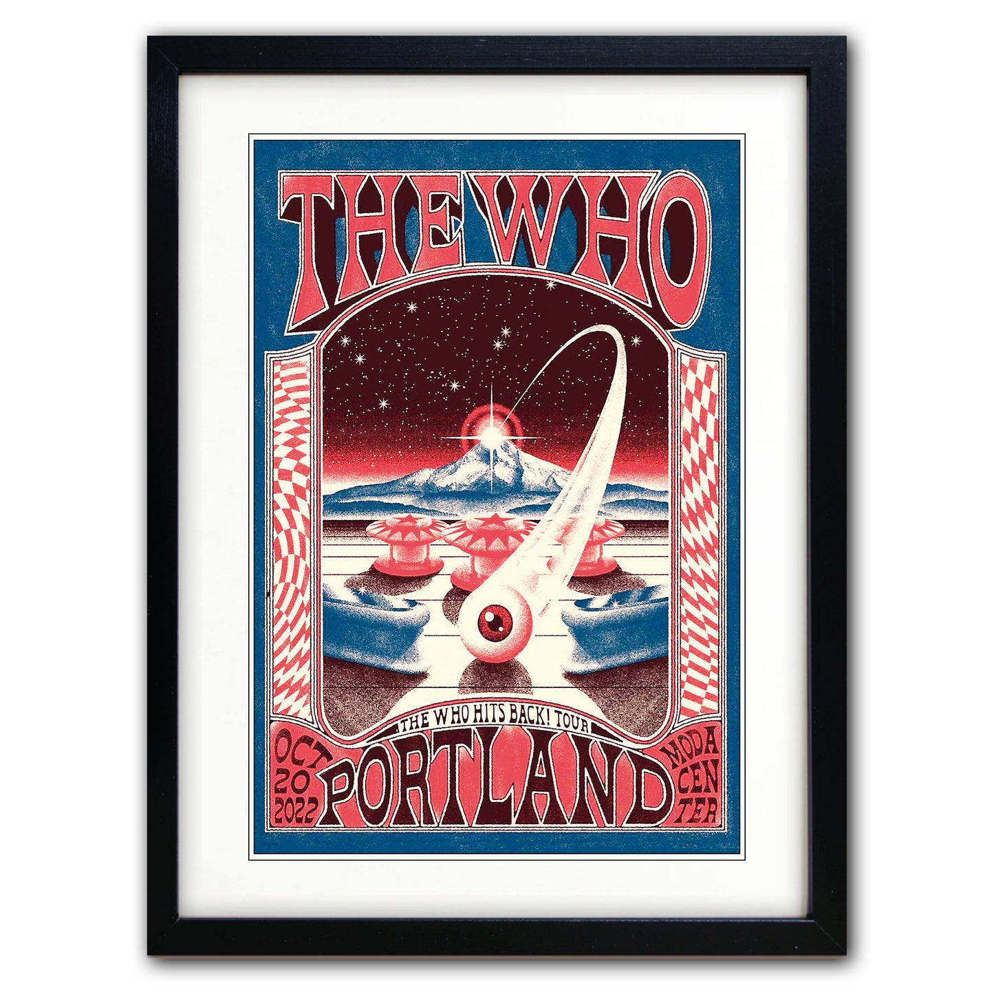 Classic Rock Music Poster Print | A3 Satin | No.6