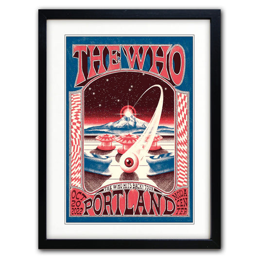 Classic Rock Music Poster Print | A3 Satin | No.6