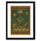 Mystic Tarot Zodiac Vintage Art Print | A3 Satin | No.7