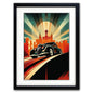 Art Deco City Scape | A3 Satin Luxury Paper | No.8