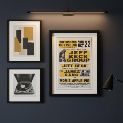 Soul And Blues Vintage Gig Poster Print | Jeff Beck Group | A3 Satin | No.8