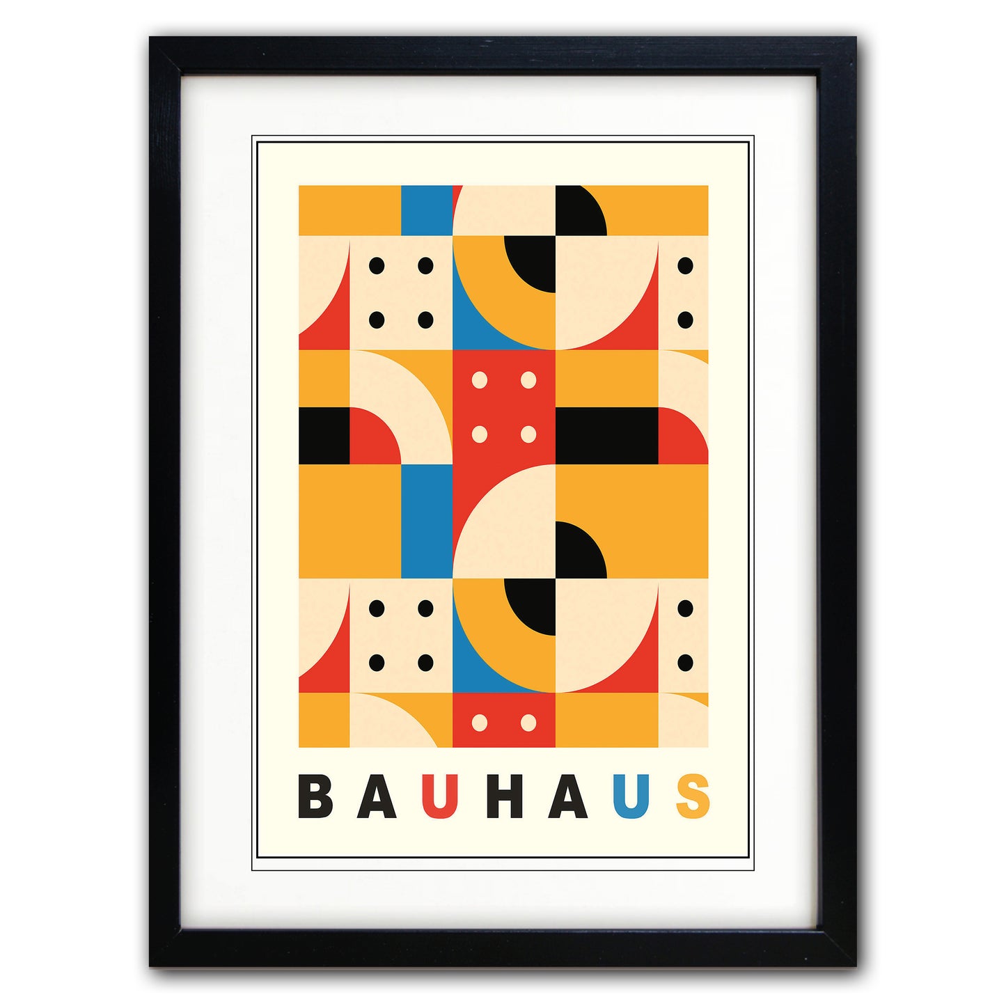 Bauhaus Vintage Exhibition | Art Print | A3 Luxury Satin | Collection of 4 | No.2