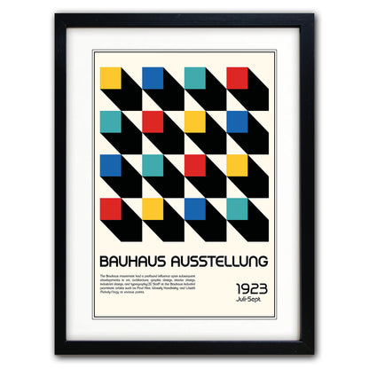 Bauhaus Vintage Exhibition | Art Print | A3 Luxury Satin | Collection of 4 | No.3