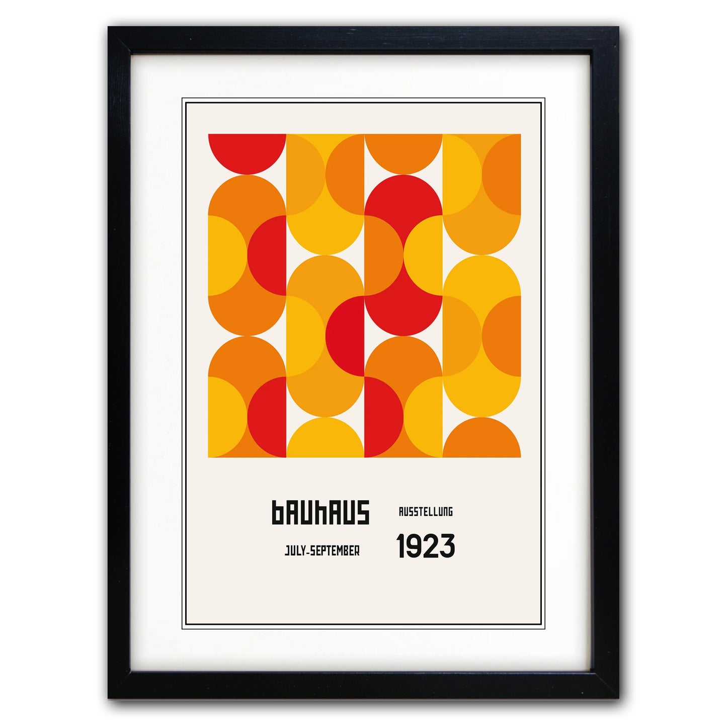 Bauhaus Vintage Exhibition | Art Print | A3 Luxury Satin | Collection of 4 | No.3