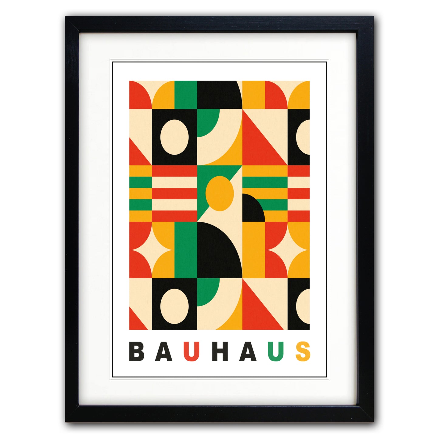 Bauhaus Vintage Exhibition | Art Print | A3 Luxury Satin | Collection of 4 | No.4