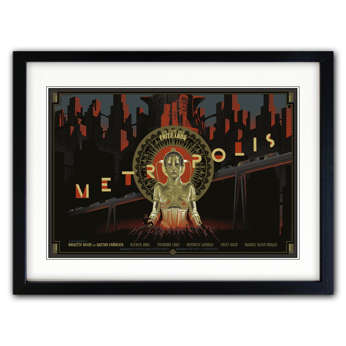 Metropolis Film Poster Print | A3 Satin | No.1