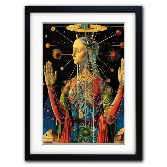 Mystic Tarot Zodiac Vintage Art Print | A3 Satin | No.2