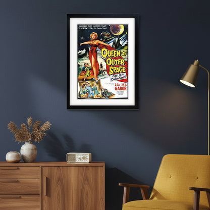 Queen of Outer Space | Vintage 1950s B-Movie Film Art Print | A3