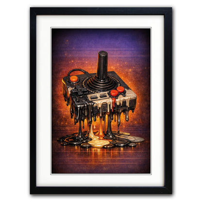Vintage Classic Gaming Atari 2600 Controller Print | Art Print | No.1