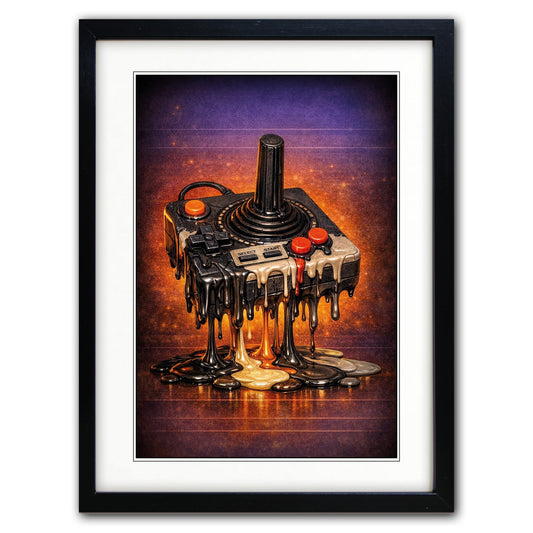 Vintage Classic Gaming Atari 2600 Controller Print | Art Print | No.1