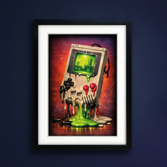 Vintage Classic Gaming Game Boy Print | Art Print | No.3