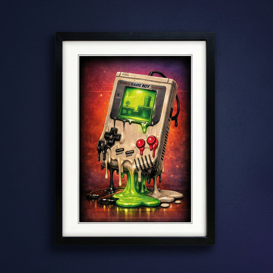 Vintage Classic Gaming Game Boy Print | Art Print | No.3