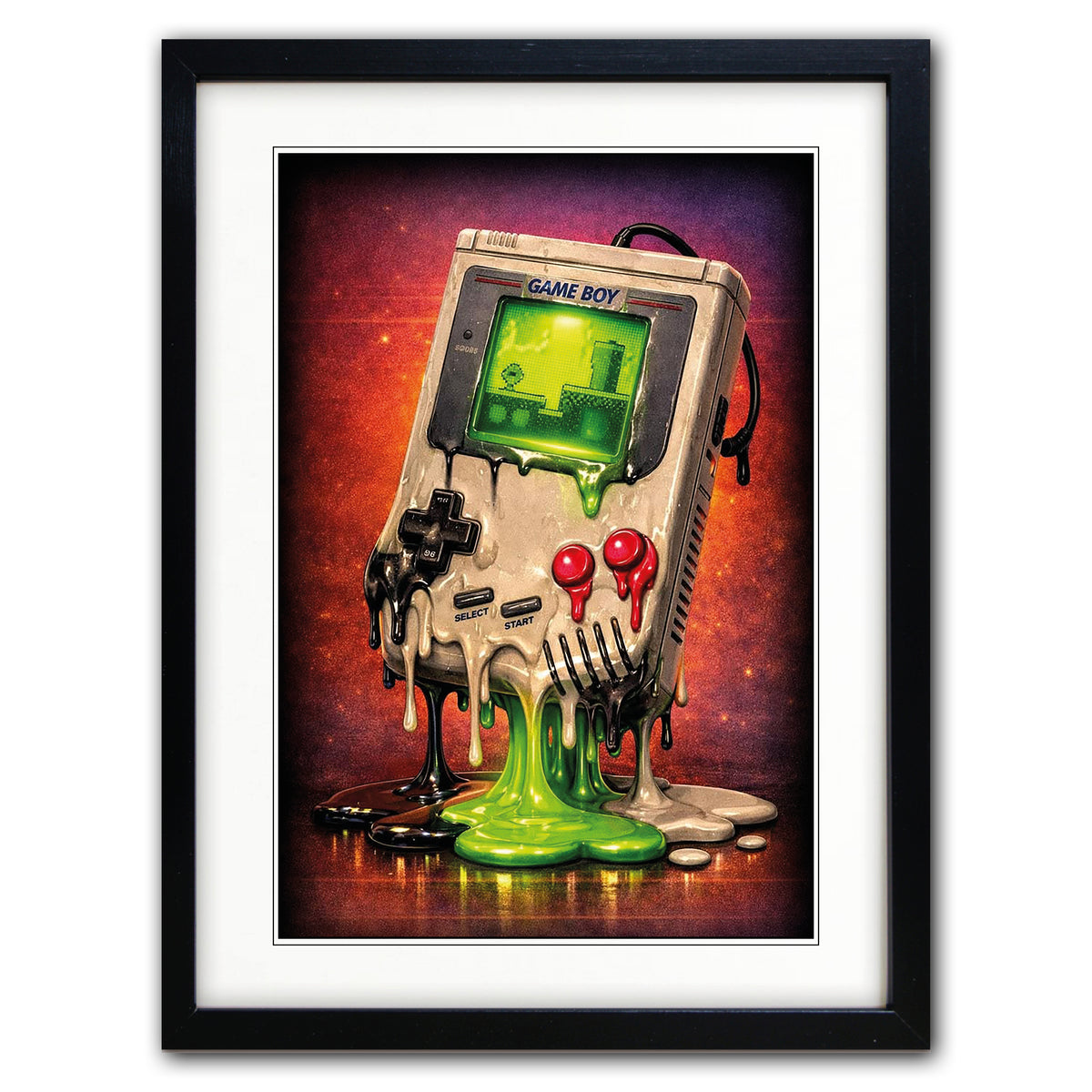 Vintage Classic Gaming Game Boy Print | Art Print | No.3
