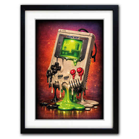 Vintage Classic Gaming Game Boy Print | Art Print | No.3