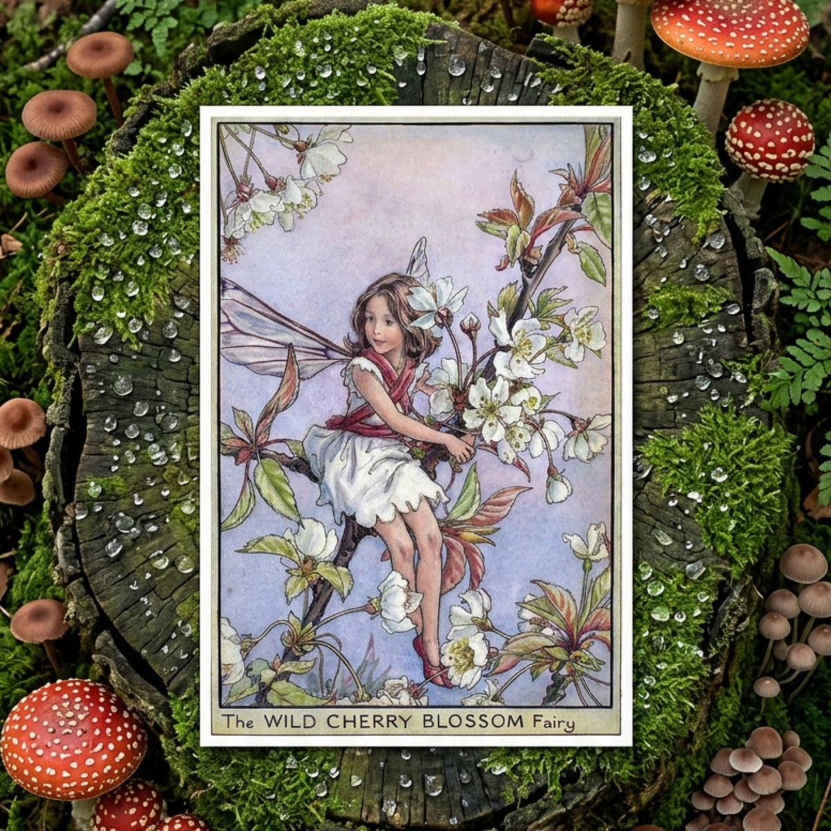 Mystical Vintage Fairies Illustration Postcards | Set of 8