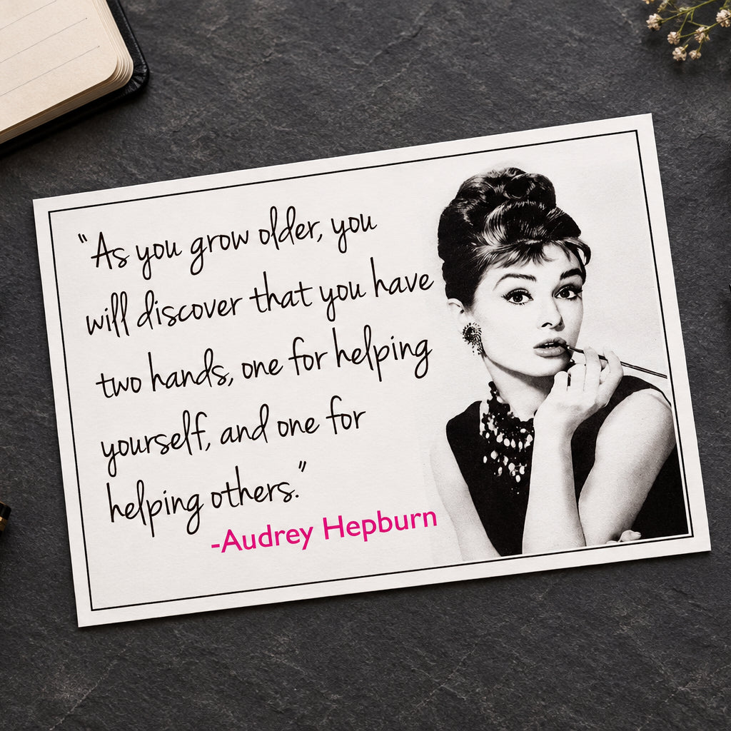Inspirational Celebrity Quotes Postcards | Pack of 8 | No.1