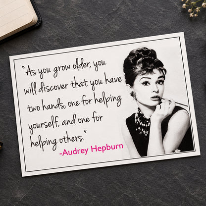Inspirational Celebrity Quotes Postcards | Pack of 8 | No.1