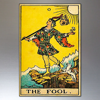 Vintage Tarot Card Fridge Magnets | Set of 8 | No.1